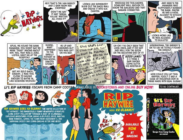 Rip Haywire on Sunday July 3, 2016 Comic Strip