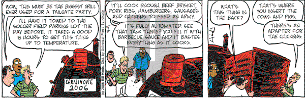 Cleats - Saturday September 9, 2006 Comic Strip