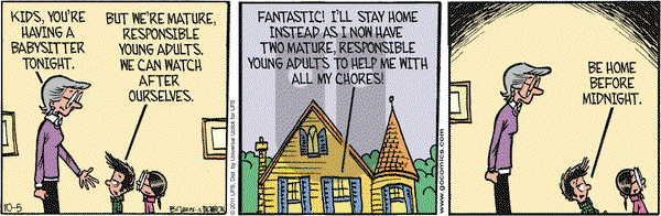 Grand Avenue on Wednesday October 5, 2011 Comic Strip