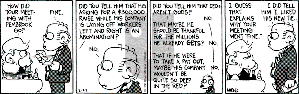 FoxTrot on Saturday February 27, 1993 Comic Strip