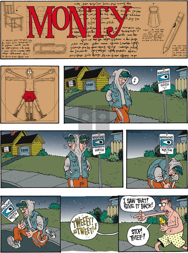 Monty on Sunday May 26, 2019 Comic Strip