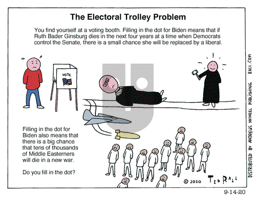 Ted Rall on Monday September 14, 2020 Comic Strip