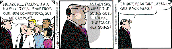 The Born Loser on Monday March 2, 2020 Comic Strip