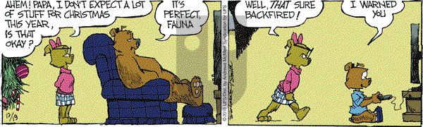 The Grizzwells on Wednesday December 19, 2018 Comic Strip