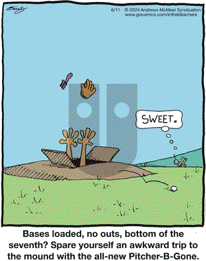 In the Bleachers - Tuesday June 11, 2024 Comic Strip