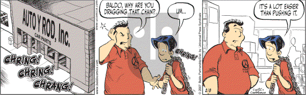 Baldo on Thursday February 8, 2007 Comic Strip