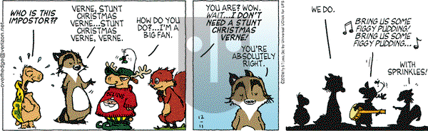 Over the Hedge on Wednesday December 11, 2013 Comic Strip