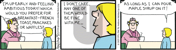 The Born Loser on Thursday April 17, 2025 Comic Strip