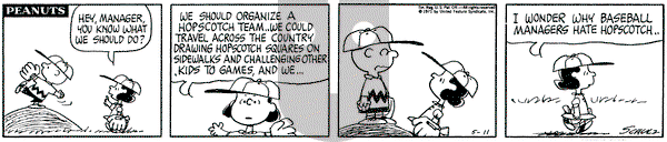 Peanuts on Tuesday May 11, 1971 Comic Strip