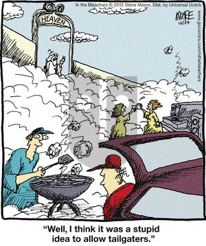 In the Bleachers on Friday December 27, 2013 Comic Strip