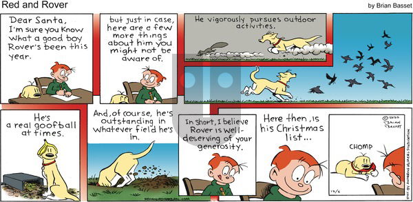Red and Rover on Sunday December 6, 2020 Comic Strip