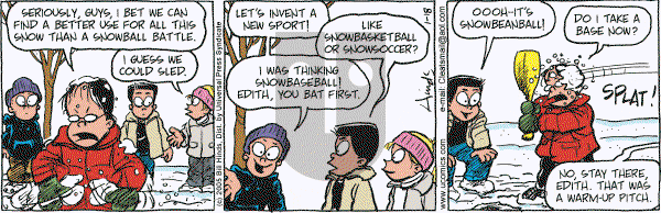 Cleats - Tuesday January 18, 2005 Comic Strip