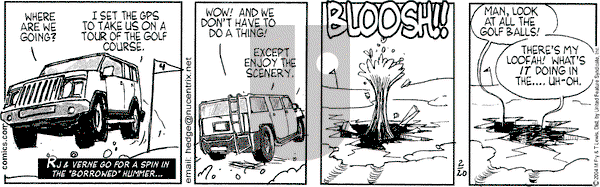 Over the Hedge on Sunday July 18, 2004 Comic Strip