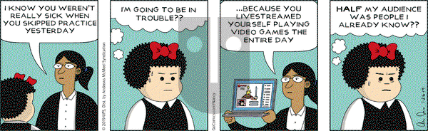 Nancy on Saturday January 26, 2019 Comic Strip