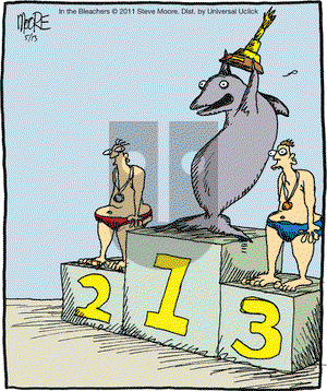 In the Bleachers on Friday May 13, 2011 Comic Strip