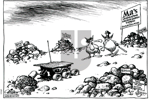 Pat Oliphant on Sunday March 29, 1998 Comic Strip