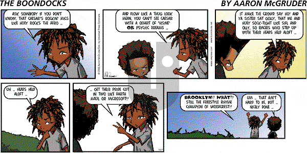 The Boondocks on Sunday May 10, 2009 Comic Strip
