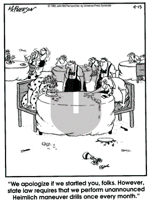 Close to Home - Saturday April 15, 1995 Comic Strip