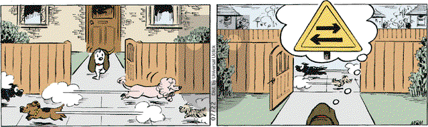Fred Basset on Friday July 22, 2011 Comic Strip