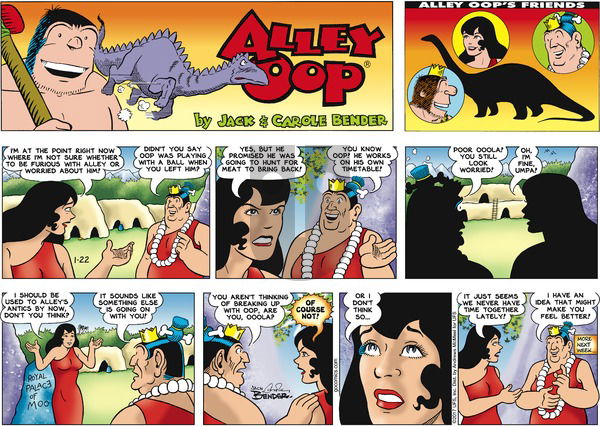 Alley Oop on Sunday January 22, 2017 Comic Strip