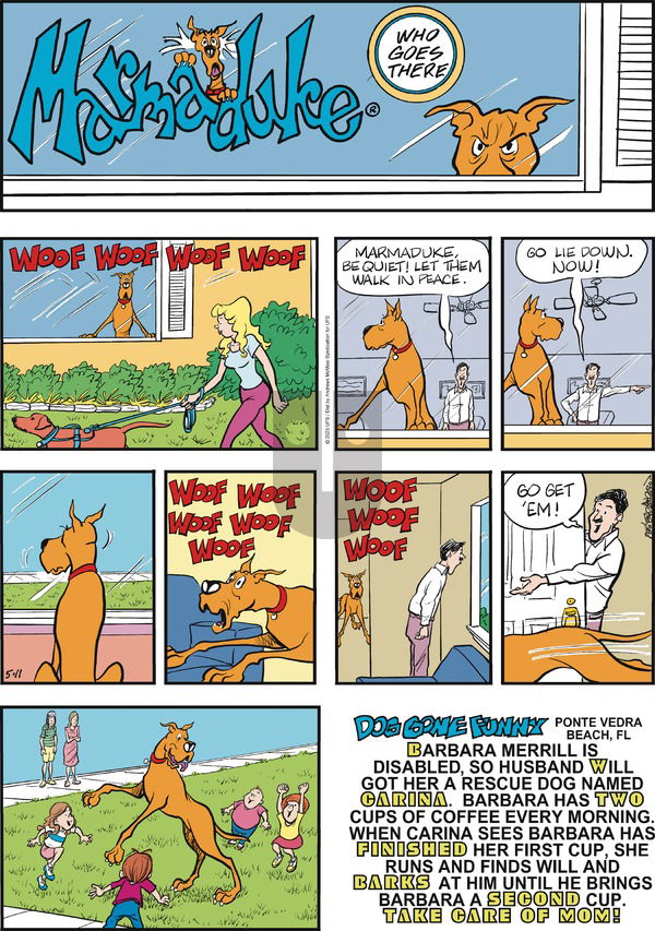 Marmaduke on Sunday May 11, 2025 Comic Strip