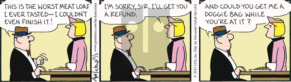 The Born Loser on Wednesday December 2, 2015 Comic Strip