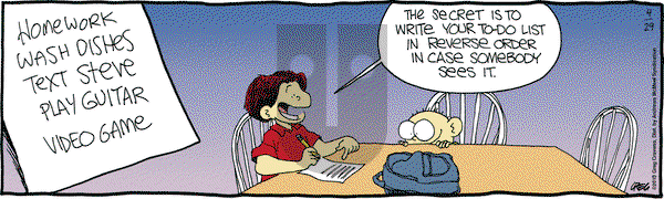 The Buckets on Monday April 29, 2019 Comic Strip