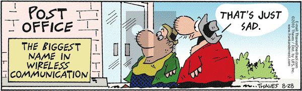 Frank and Ernest on Saturday August 28, 2010 Comic Strip