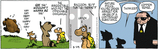 Over the Hedge on Friday August 24, 2012 Comic Strip