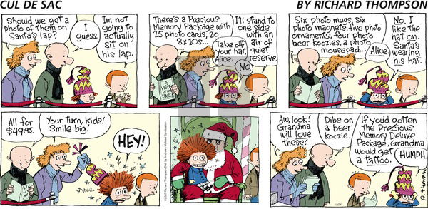 Cul de Sac on Sunday December 24, 2017 Comic Strip