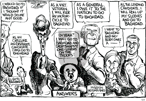Pat Oliphant on Tuesday December 2, 2003 Comic Strip