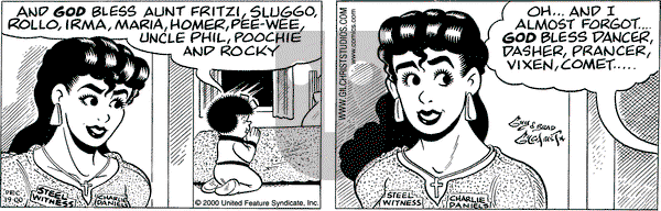 Nancy on Tuesday December 19, 2000 Comic Strip