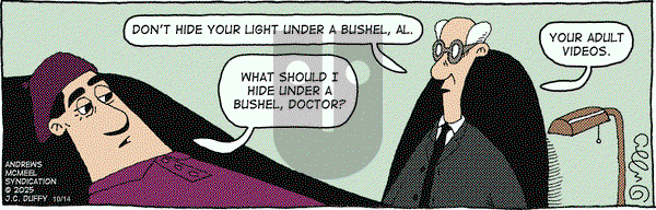 The Fusco Brothers on Tuesday October 14, 2025 Comic Strip