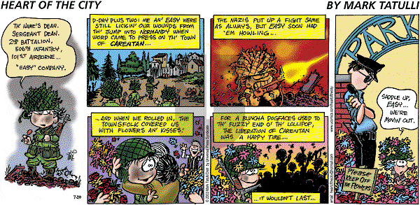 Heart of the City on Sunday July 20, 2003 Comic Strip