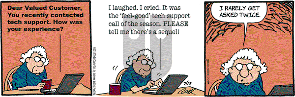 Lola on Monday July 15, 2019 Comic Strip