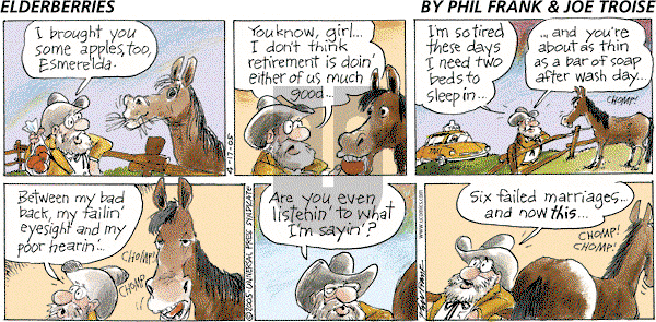 The Elderberries on Sunday April 17, 2005 Comic Strip