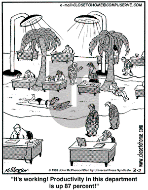 Close to Home on Sunday July 4, 1999 Comic Strip