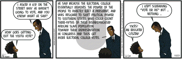 The Boondocks - Thursday October 21, 2004 Comic Strip