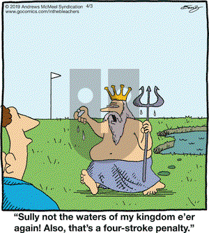 In the Bleachers on Wednesday April 3, 2019 Comic Strip