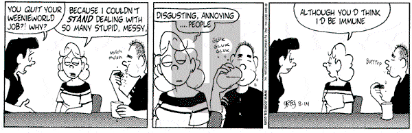Luann on Saturday August 14, 1999 Comic Strip