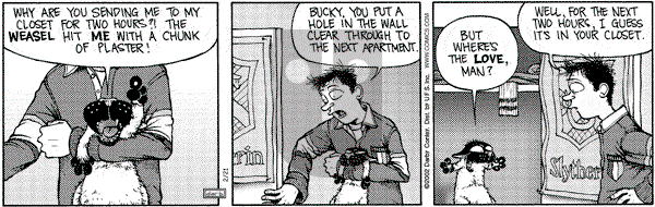 Get Fuzzy on Thursday February 6, 2003 Comic Strip