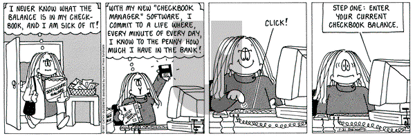 Cathy Classics on Friday January 31, 1997 Comic Strip