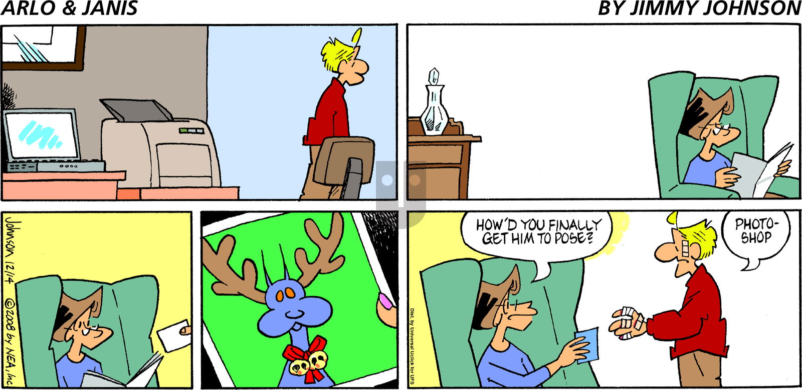 Arlo and Janis on Sunday December 14, 2014 Comic Strip
