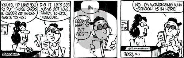 Luann on Monday May 2, 1988 Comic Strip