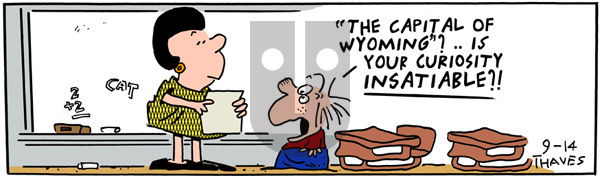 Frank and Ernest on Thursday September 14, 2000 Comic Strip