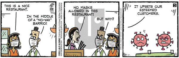 La Cucaracha on Thursday October 7, 2021 Comic Strip