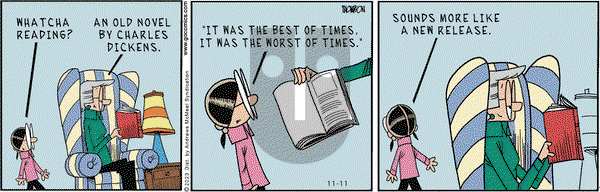 Grand Avenue on Saturday November 11, 2023 Comic Strip