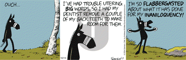 Dark Side of the Horse - Monday October 14, 2024 Comic Strip