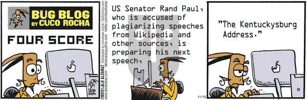 La Cucaracha on Tuesday November 19, 2013 Comic Strip