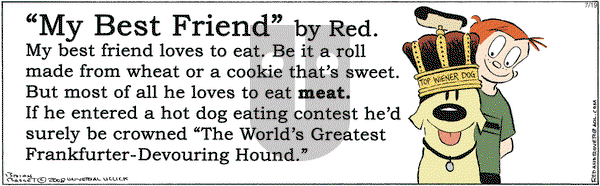 Red and Rover on Tuesday July 19, 2011 Comic Strip